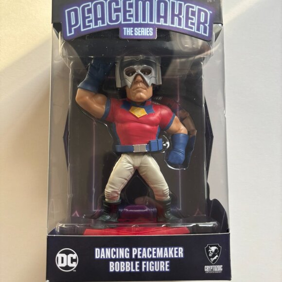 NEW DCU Dancing Peacemaker 6'' Bobble Figure - Picture 3 of 9
